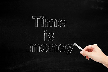 Image showing Time is money