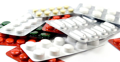 Image showing blisters with pills