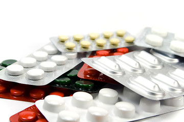 Image showing blisters with pills