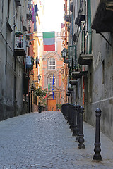 Image showing Narrow Street in Naples