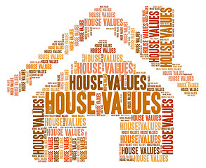 Image showing House Values Represents Selling Price And Charge