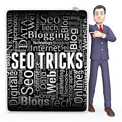 Image showing Seo Tricks Shows Search Engine And Board