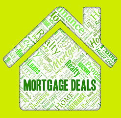 Image showing Mortgage Deals Shows Real Estate And Bargains