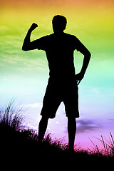 Image showing Rainbow man