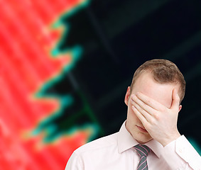 Image showing Stocks Down