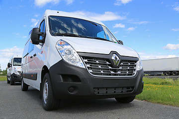 Image showing New White Renault Master Van