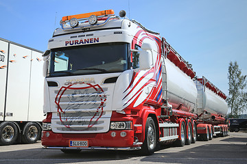 Image showing New Scania Tank Truck of SFK Kuljetus