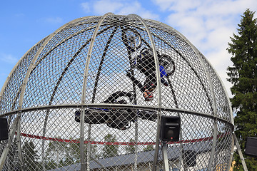 Image showing Finnish Cage Riders Stunt Show