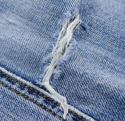 Image showing old jeans