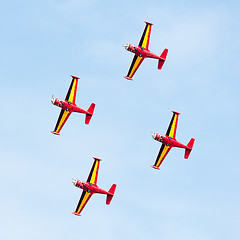 Image showing LEEUWARDEN, THE NETHERLANDS - JUNE 10, 2016: Belgium Red Devils 