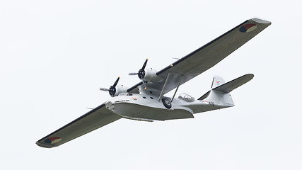 Image showing LEEUWARDEN, NETHERLANDS - JUNE 10: Consolidated PBY Catalina in 