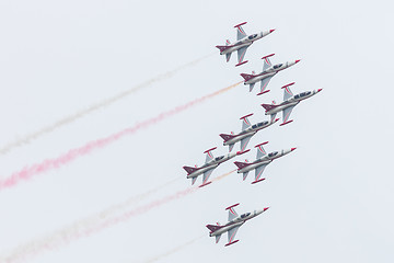 Image showing LEEUWARDEN, THE NETHERLANDS - JUNE 10, 2016: Turkish Air Force D