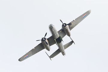 Image showing LEEUWARDEN, THE NETHERLANDS - JUNE 10: WW2 B-25 Mitchell bomber 