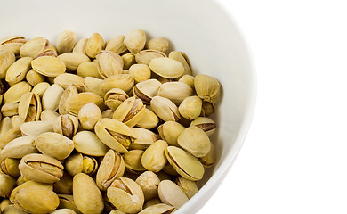 Image showing bowl of pistachios