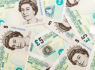 Image showing Pound currency background
