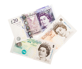 Image showing Pound currency background