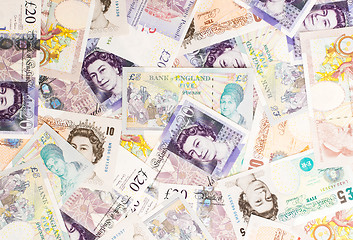 Image showing Pound currency background
