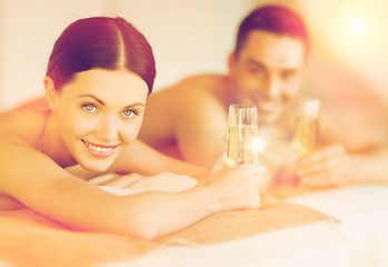 Image showing couple in spa