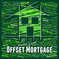 Image showing Offset Mortgage Indicates Home Loan And Borrowing