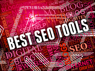 Image showing Best Seo Tools Shows Search Engines And App