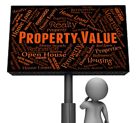 Image showing Property Value Indicates Current Prices And Charge