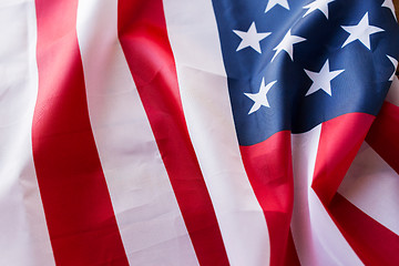 Image showing close up of american flag