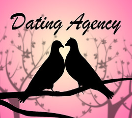 Image showing Dating Agency Means Business Net And Sweetheart