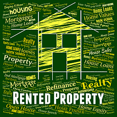 Image showing Rented Property Represents Apartments House And Rental