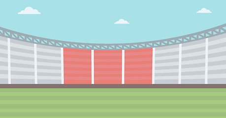 Image showing Background of football stadium.