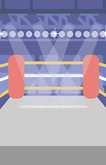 Image showing Background of boxing ring.