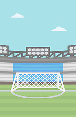 Image showing Background of football stadium.