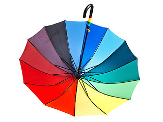 Image showing Multicolored Umbrella