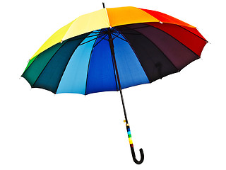 Image showing Multicolored Umbrella