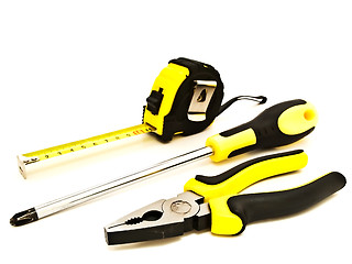 Image showing Pliers, Screwdriver And Meter