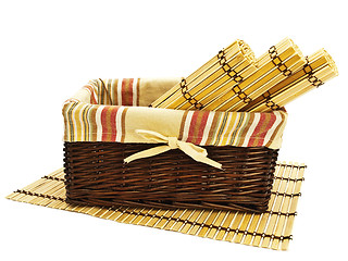 Image showing Basket And Mats