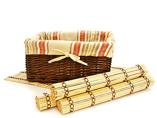 Image showing Basket And Mats