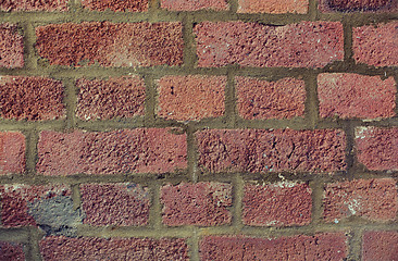 Image showing red brick wall texture