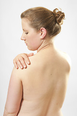 Image showing Woman upper body free