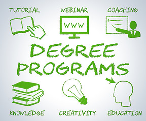 Image showing Degree Programs Shows Web Site And Associates