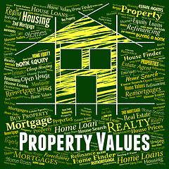 Image showing Property Values Shows Current Price And Apartment