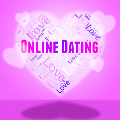 Image showing Online Dating Shows Web Site And Dates