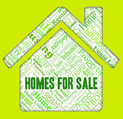 Image showing Homes For Sale Indicates Residence Selling And House