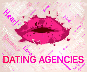 Image showing Dating Agencies Indicates Online Romance And Companies