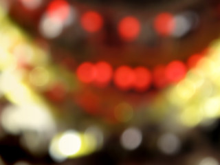 Image showing Abstract background of christmas lights