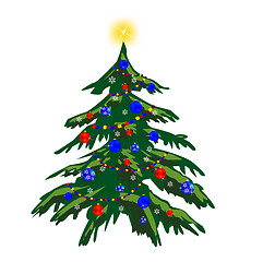 Image showing Christmas tree