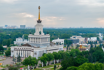 Image showing Central Pavilion on VDNH. Moscow. Russia