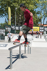 Image showing Thiago Borges during the DC Skate Challenge