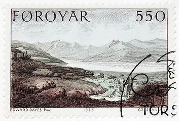 Image showing Faroese Landscape Stamp