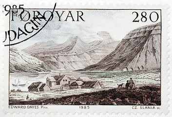 Image showing Torshavn Town Stamp