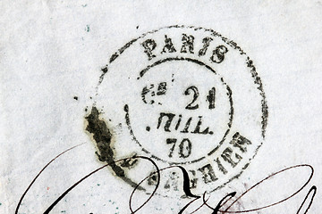 Image showing Vintage Postmark
